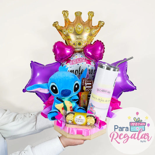 Regalo Stitch con Botella Personalizada