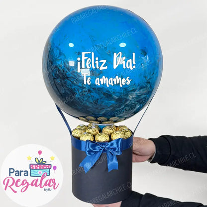 Globo Personalizado y Bombones Ferrero