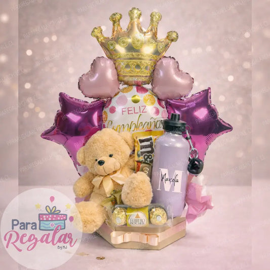 Regalo Teddy con Botella Personalizada